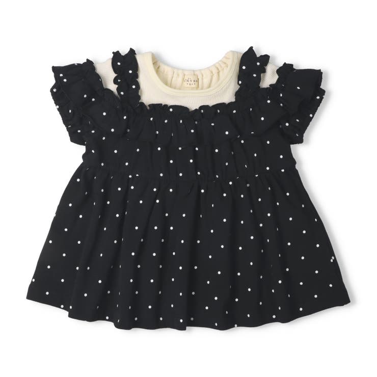 ブラック | ドッキング半袖Ｔシャツ | こどもの森e-shop