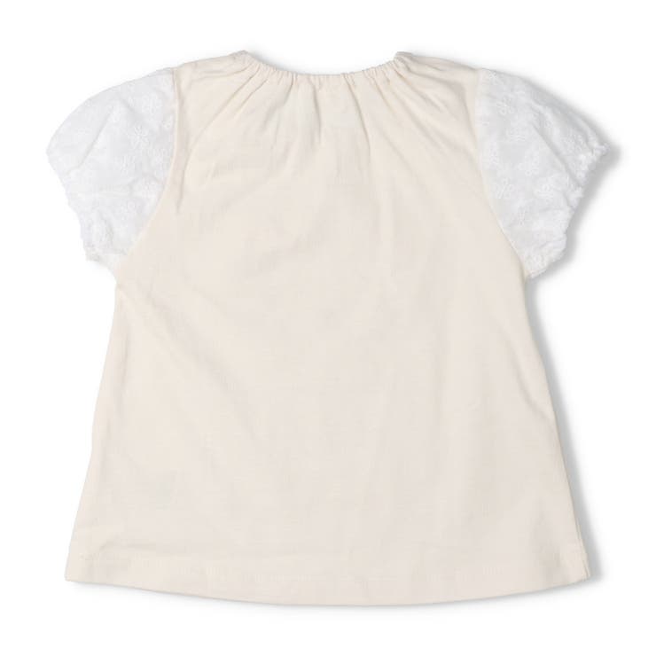 ねこ・うさぎデザイン袖レース半袖Ｔシャツ | こどもの森e-shop | 詳細画像2 