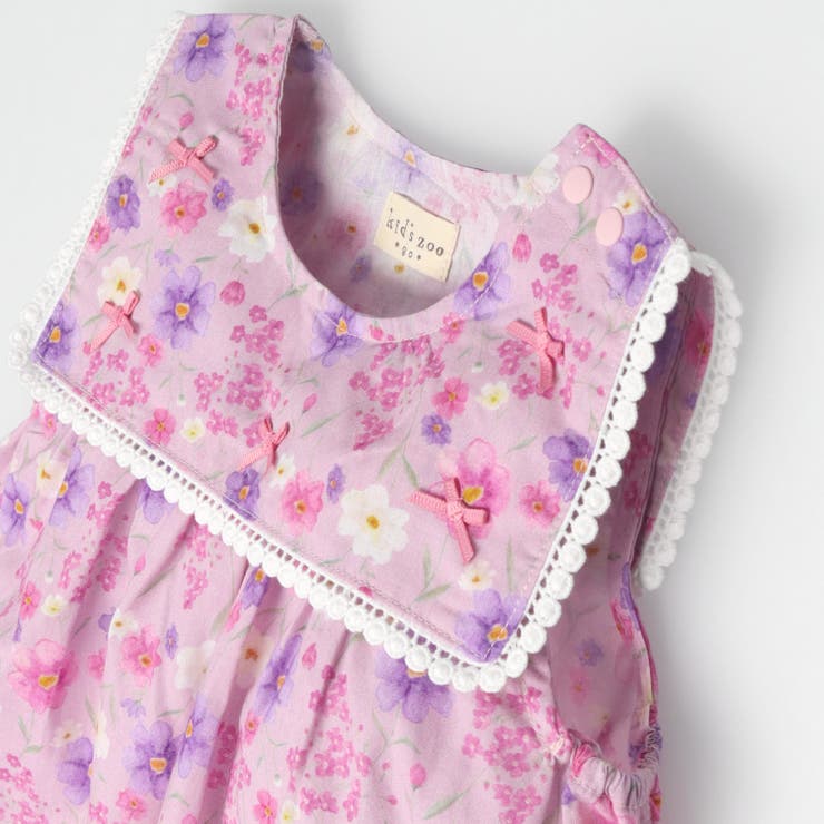 ギンガムチェック・花柄チュニック | こどもの森e-shop | 詳細画像3 