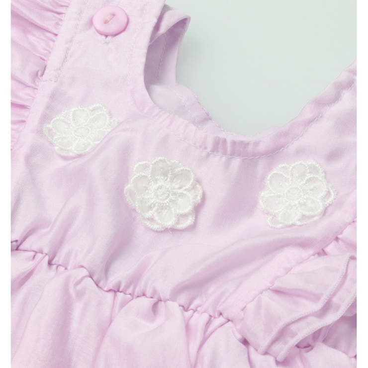 お花モチーフ付無地チュニック | こどもの森e-shop | 詳細画像5 