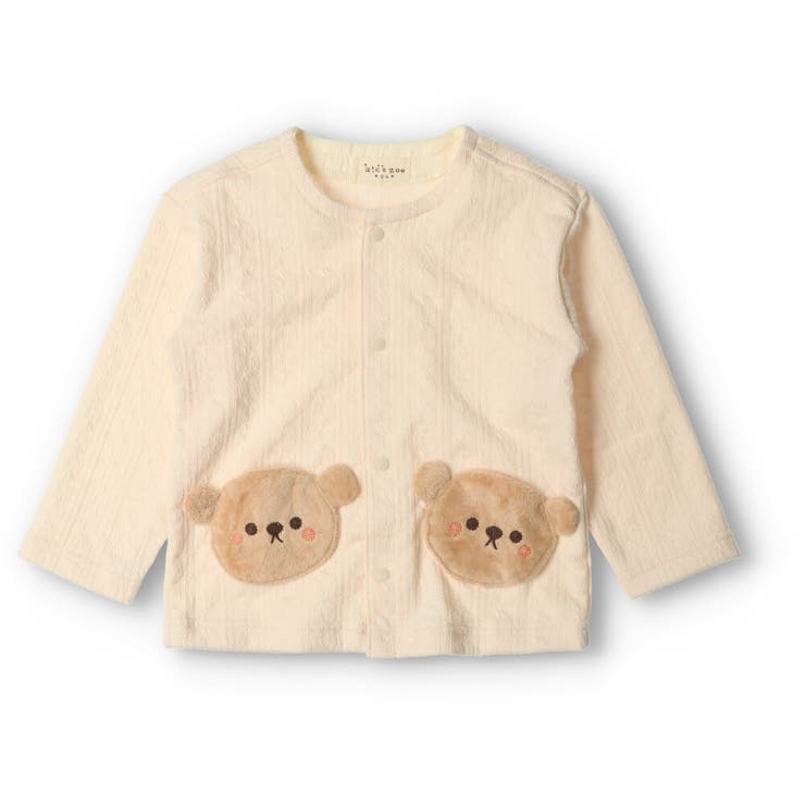 Kids Zoo くまポケットカーディガン 品番 Mtik こども の森e Shop コドモノモリイーショップ のキッズファッション通販 Shoplist ショップリスト