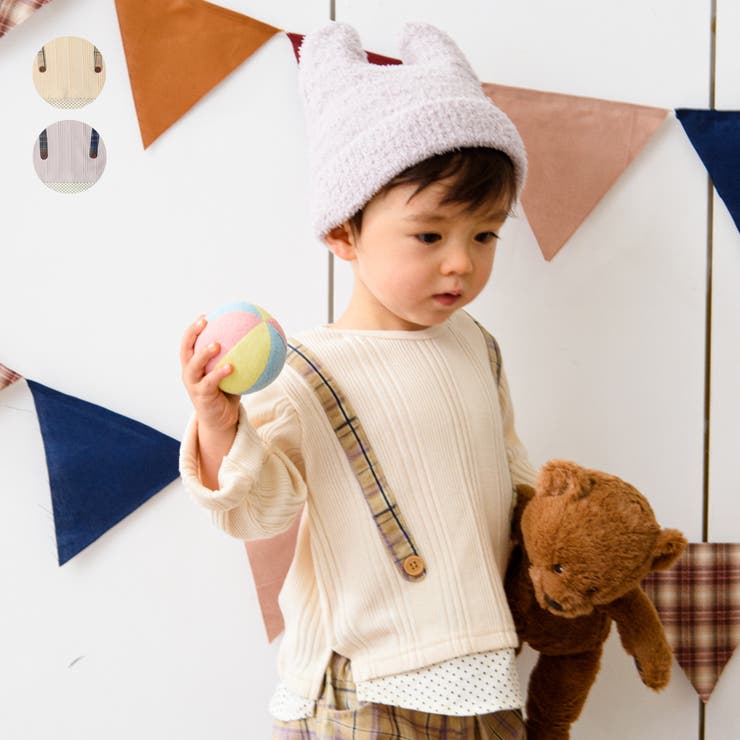 Kid S Zoo サスペンダー風ｔシャツ 品番 Mtik こどもの森e Shop コドモノモリイーショップ のキッズファッション 通販 Shoplist ショップリスト