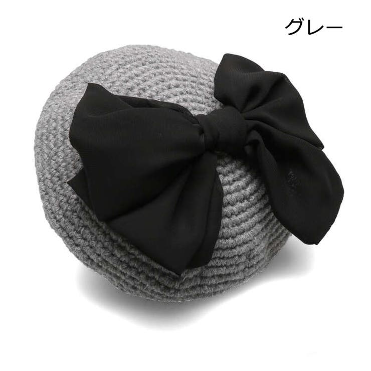 kid´s zoo シフォンリボン付きアクリルニット帽 | こどもの森e-shop | 詳細画像2 