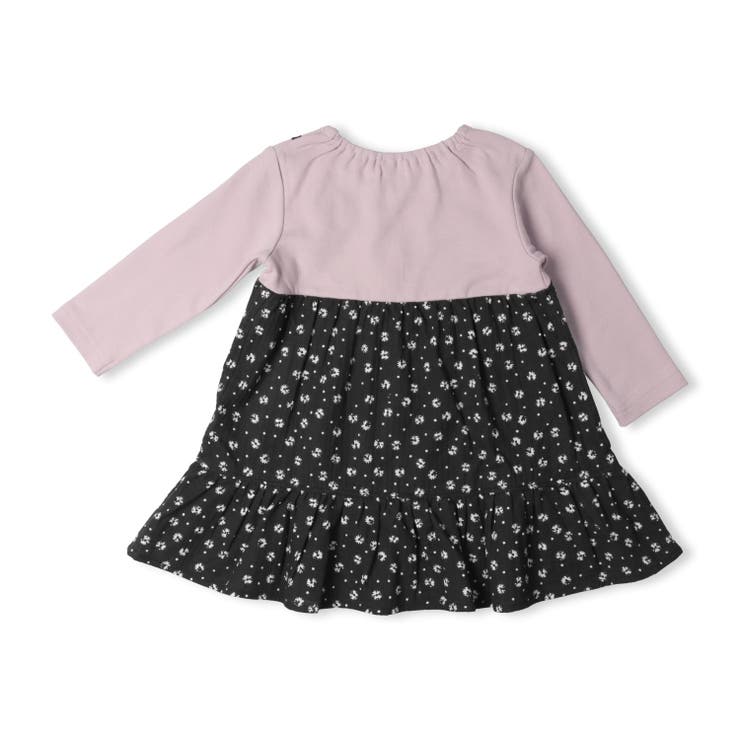 小花柄重ね着風長袖ワンピース | こどもの森e-shop | 詳細画像2 