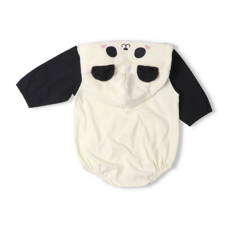 パンダ・うさぎフード付なりきり長袖ロンパース | こどもの森e-shop | 詳細画像3 