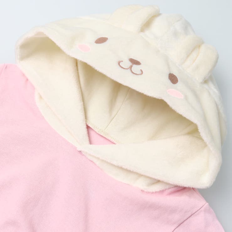 パンダ・うさぎフード付なりきり長袖ロンパース | こどもの森e-shop | 詳細画像4 