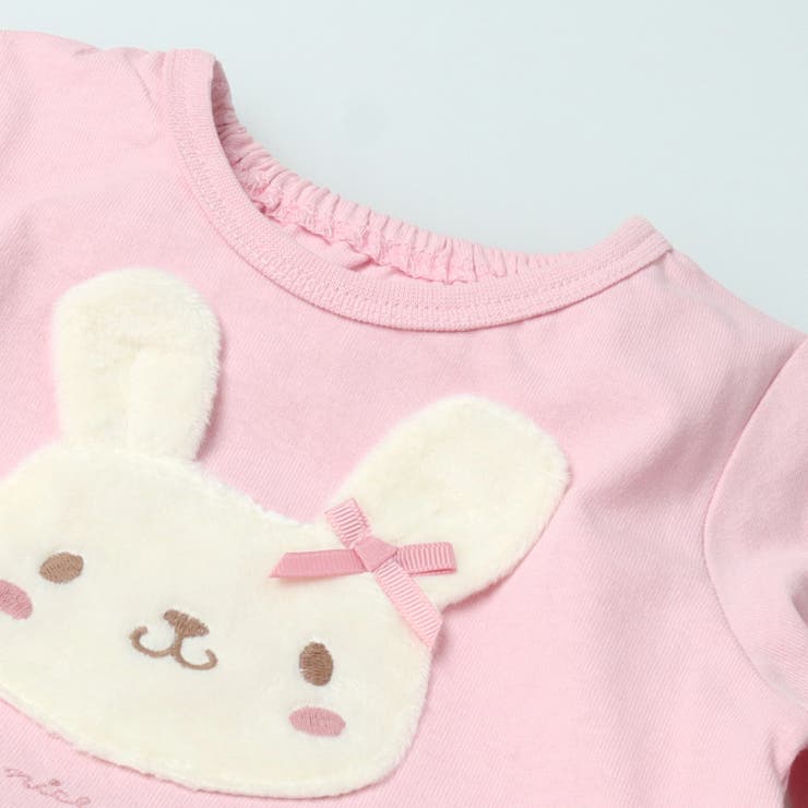 パンダ・うさぎアップリケスカート付ロンパース | こどもの森e-shop | 詳細画像4 