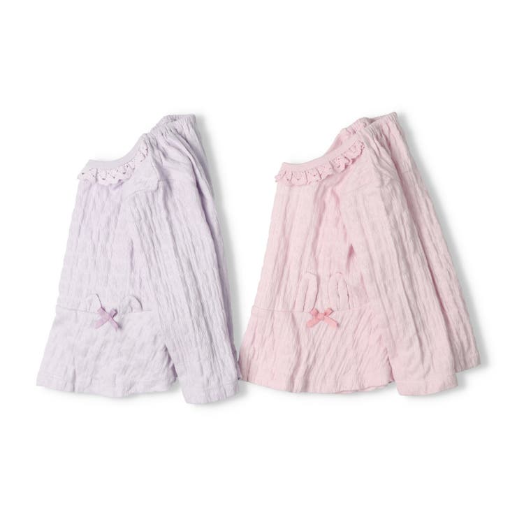 子供服kid´szoo(キッズズー)動物耳付パターンメッシュ長袖Ｔシャツ80cm，90cmW6480