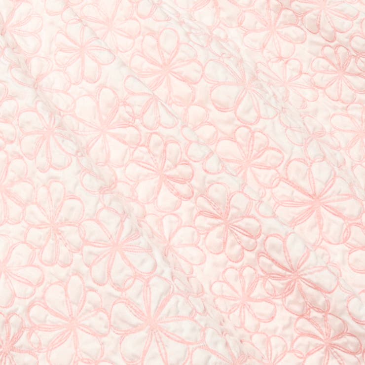 子供服kid´szoo(キッズズー)花柄重ね着風チュニックTシャツ80cm，90cmW6480