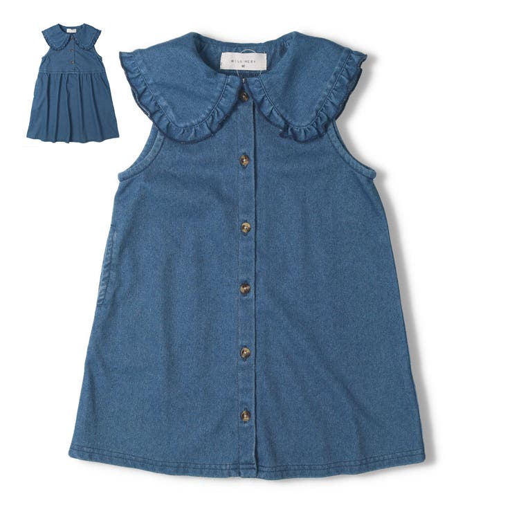 Will Mery カットデニムワンピース 品番 Mtik こども の森e Shop コドモノモリイーショップ のキッズファッション通販 Shoplist ショップリスト