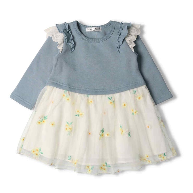 Jollyjury お花柄チュールスカート裏起毛ワンピース キッズ 品番 Mtik こどもの森e Shop コドモノモリイーショップ の キッズファッション通販 Shoplist ショップリスト