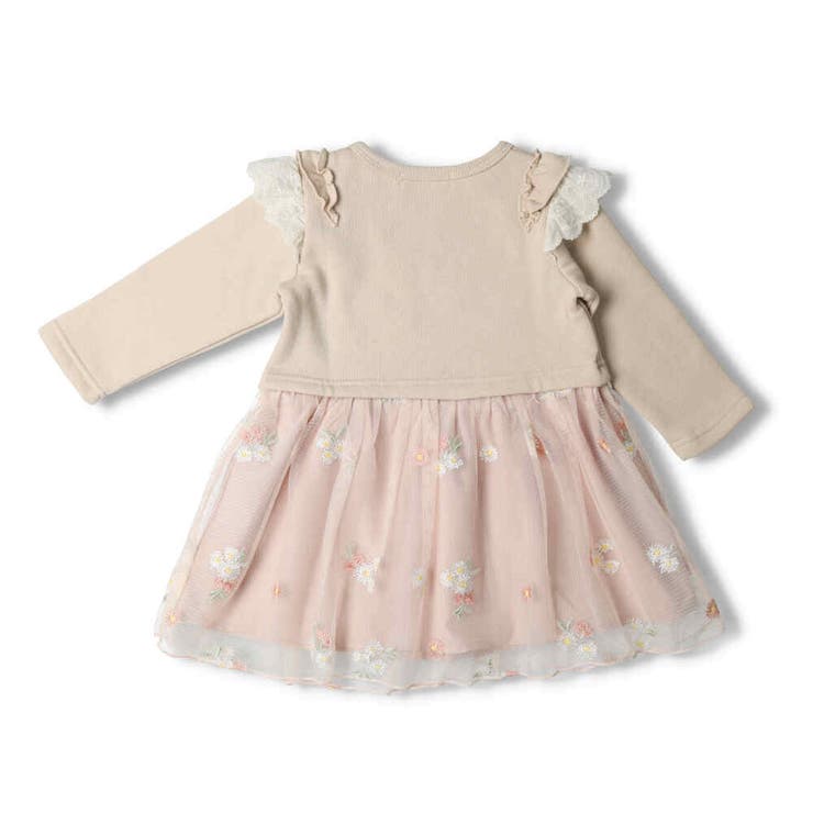 Jollyjury お花柄チュールスカート裏起毛ワンピース キッズ 品番 Mtik こどもの森e Shop コドモノモリイーショップ の キッズファッション通販 Shoplist ショップリスト