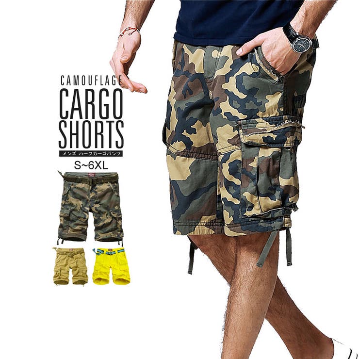 カーゴショーツ メンズ ハーフパンツ 大きいサイズ メンズ