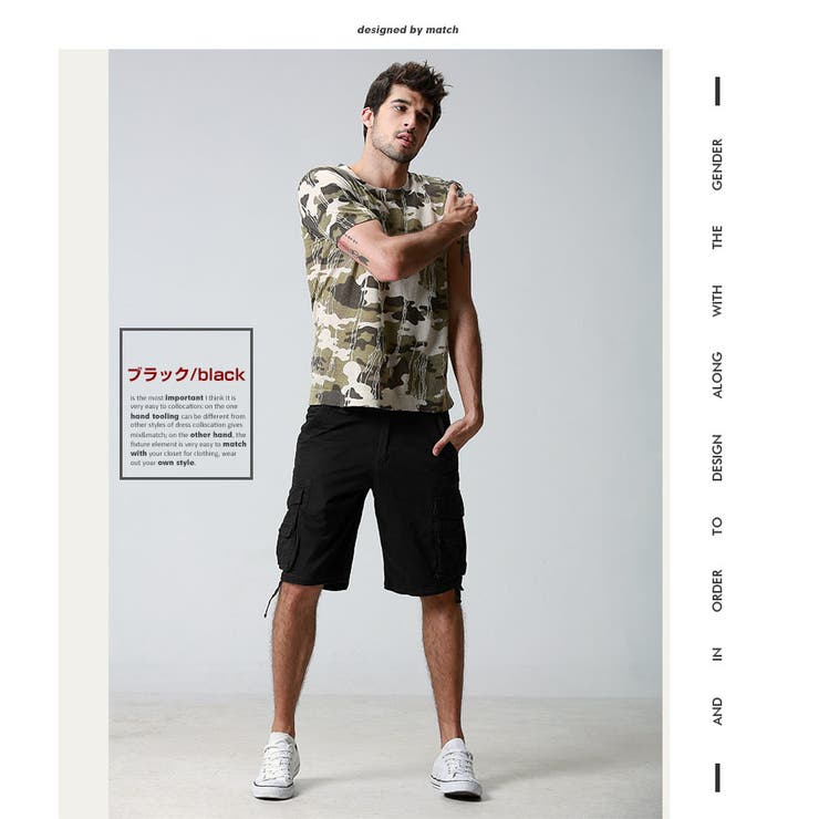 カーゴパンツ メンズ ハーフパンツ ゆったり 迷彩 ハーフパンツ