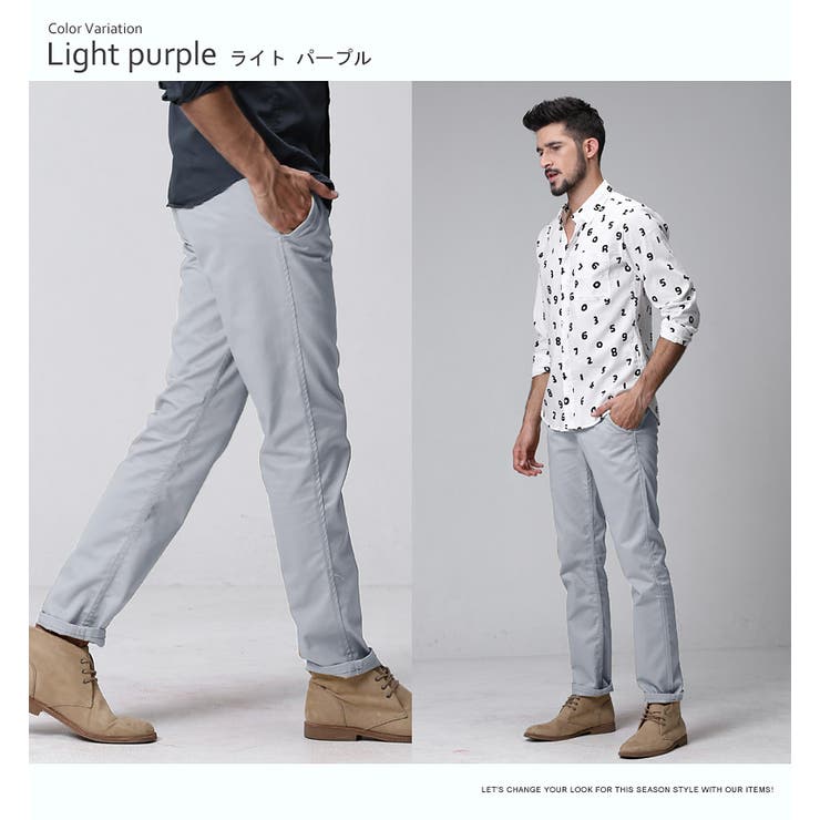 マッチMatchメンズボトムスロングパンツカジュアルスリムスタイルテーパードパンツ春服秋服8050