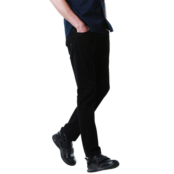 MHL. 黒 チノパン ゴムウエスト MHL. 黒 チノパン ゴムウエスト