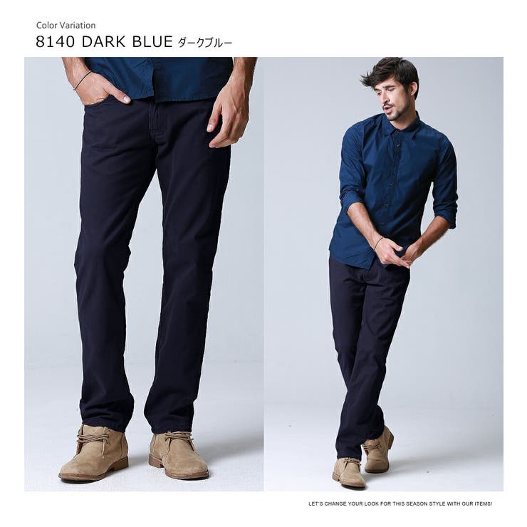 チノパン メンズ 大きいサイズ カラーパンツ スリムパンツ ゴルフ ストレート | MATCH麻吉 | 詳細画像13 