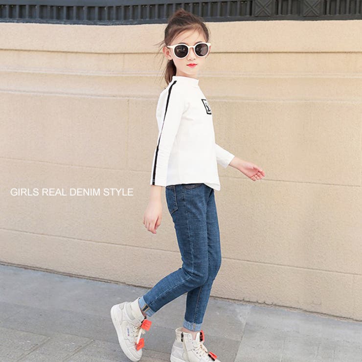 ストレッチ スキニーデニム ロールアップ 品番 Mbtk Mb2 エムビーツー のキッズファッション通販 Shoplist ショップリスト