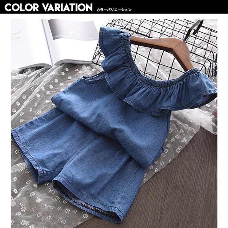 デニム フリルトップス 上下セット 品番 Mbtk Mb2 エムビーツー のキッズファッション通販 Shoplist ショップリスト