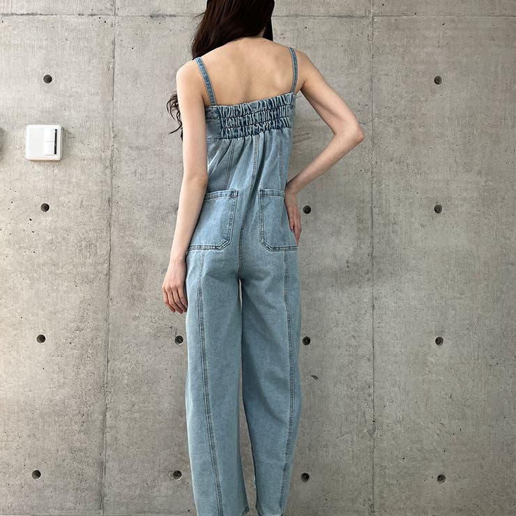 2WAYデニムオールインワン[品番：MJNW0003290]｜me Jane（ミー