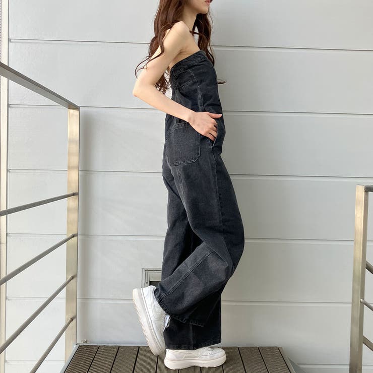 大特価放出！ 2WAYデニムオールインワン[品番：MJNW0003290]｜me Jane（ミー サロペット・オーバーオール・オールインワン