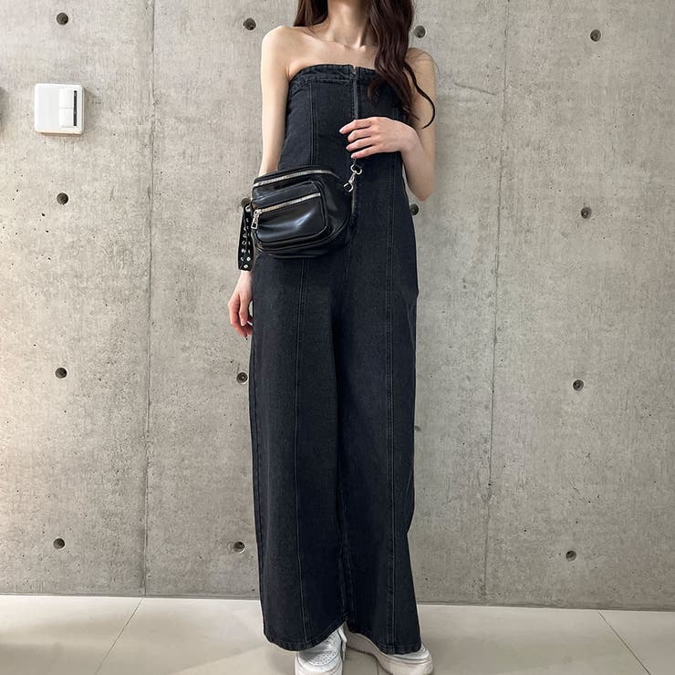 2WAYデニムオールインワン[品番：MJNW0003290]｜me Jane（ミー