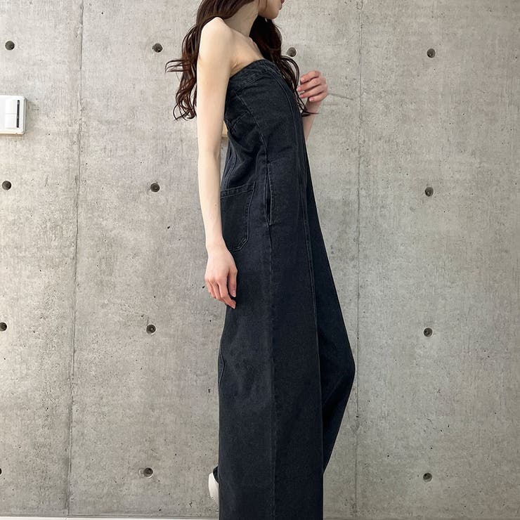 2WAYデニムオールインワン[品番：MJNW0003290]｜me Jane（ミージェーン