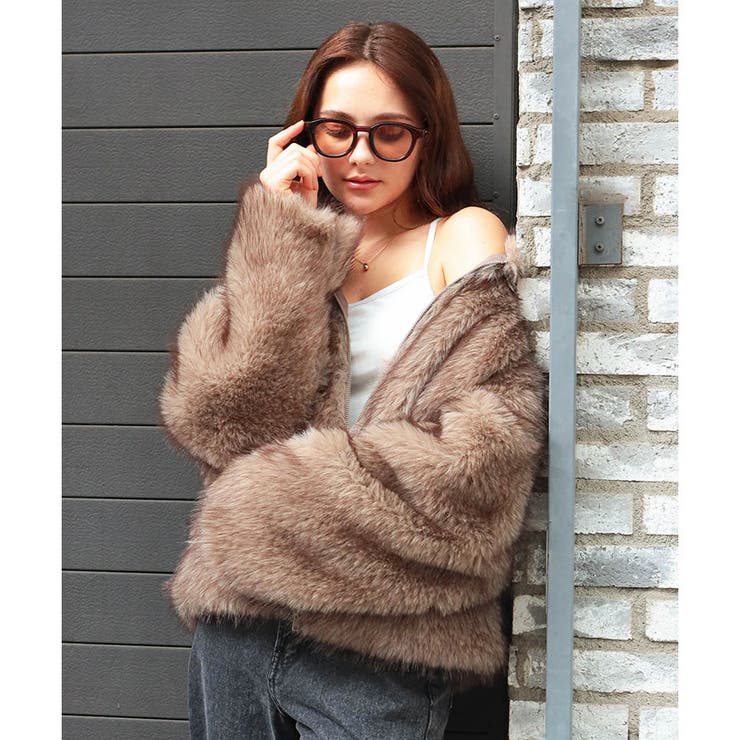 フェイクファージャケット[品番：MJNW0003358]｜me Jane（ミージェーン