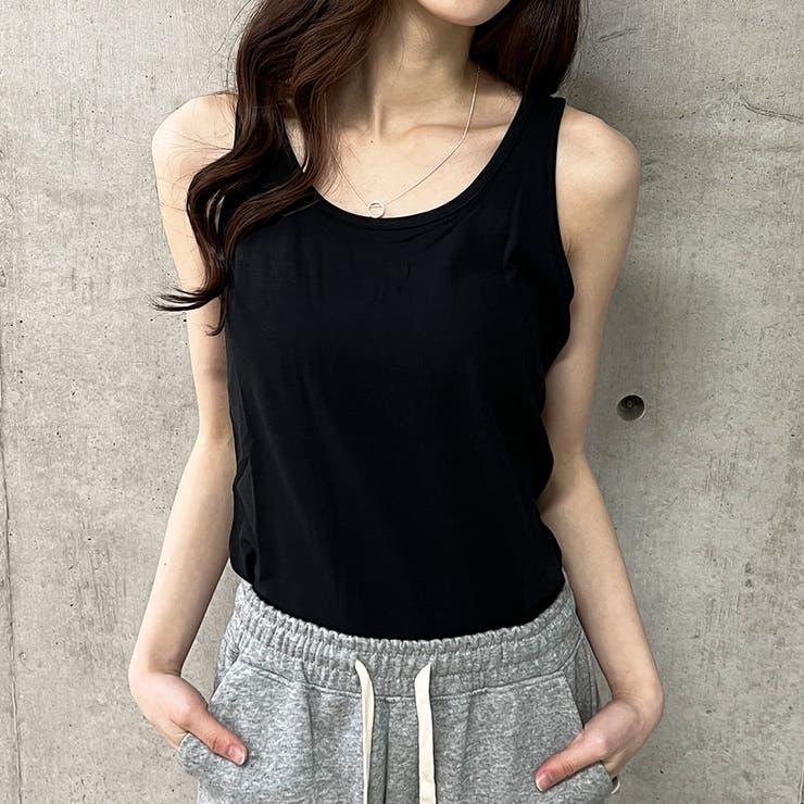 me jane  タンクトップ meJane（ミージェーン） タンクトップ ノースリーブ カップ付き