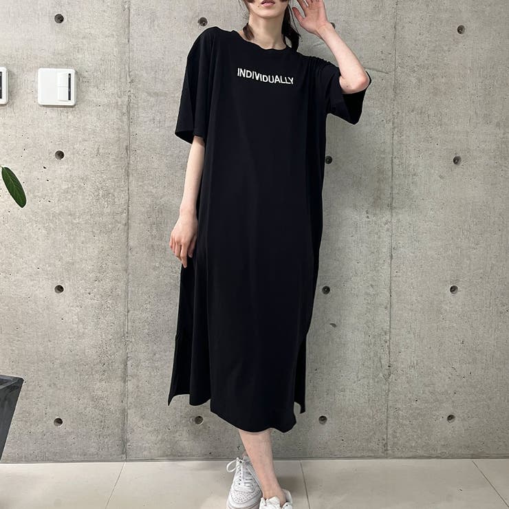 バックプリントTシャツワンピース[品番：MJNW0003309]｜me Jane（ミー