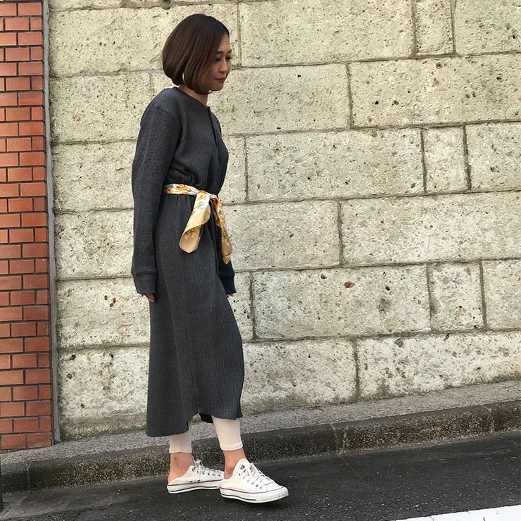 ワッフルヘンリーネックワンピース[品番：MJNW0000171]｜me Jane（ミー