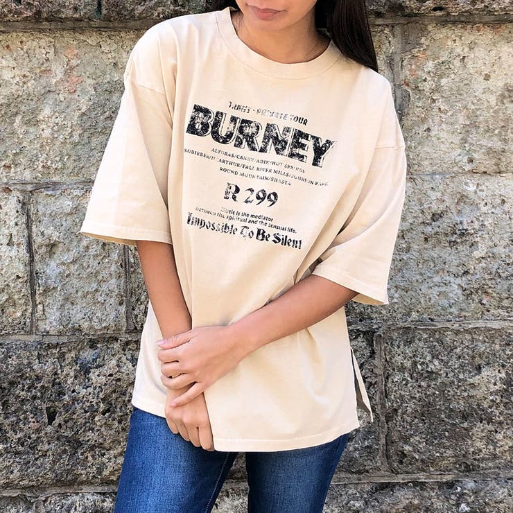 BURNEYpriピグメントロゴＴシャツ[品番：MJNW0000485]｜me Jane（ミー