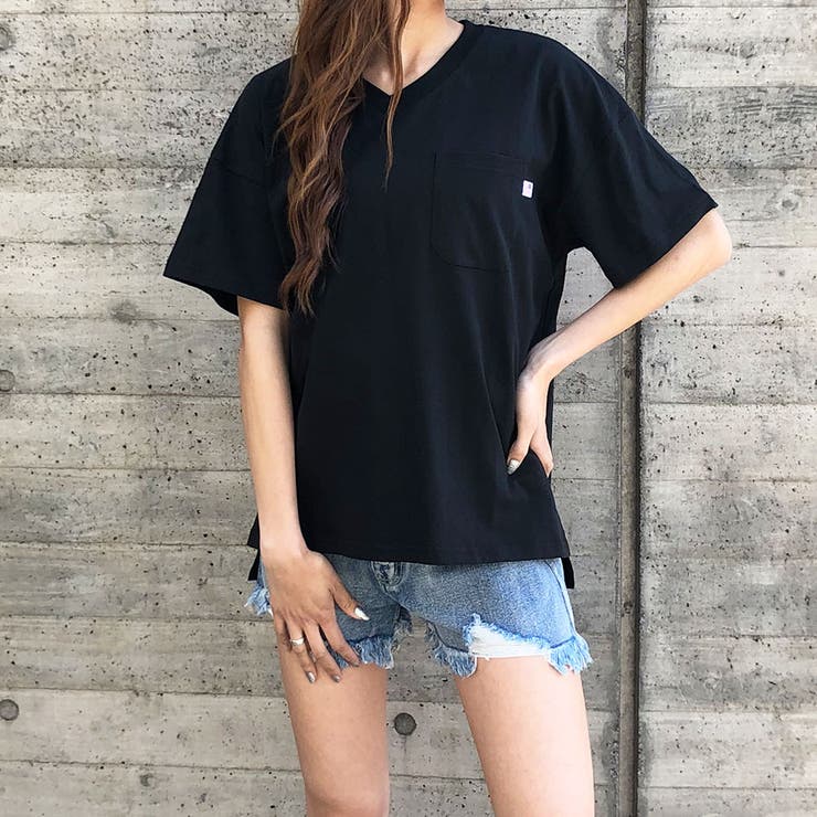 Usaコットンvネックtシャツ 品番 Mjnw0000783 Me Jane ミージェーン のレディースファッション通販 Shoplist ショップリスト