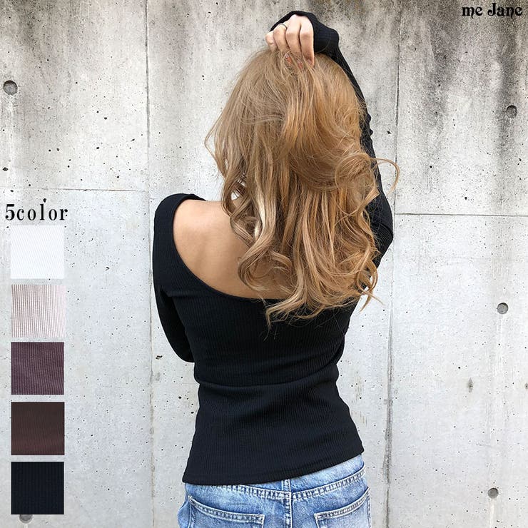 バックオープンテレコトップス 品番 Mjnw Me Jane ミージェーン のレディースファッション通販 Shoplist ショップリスト