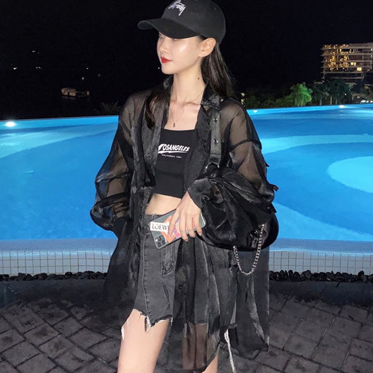 ラメ加工シアーシャツ[品番：MJNW0001973]｜me Jane（ミージェーン）の