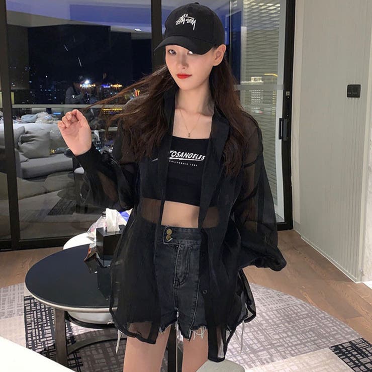 ラメ加工シアーシャツ[品番：MJNW0001973]｜me Jane（ミージェーン）の