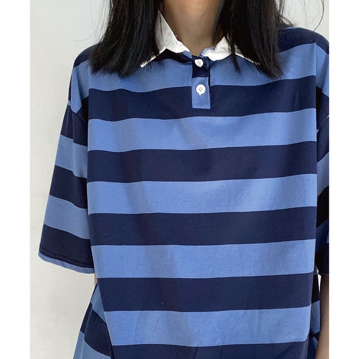 8SM8 LEYTON HOUSE ボーダー柄　90'sポロシャツ　M 古着 90s USA製 Polo RALPH LAUREN ポロラルフローレン ボーダー長袖