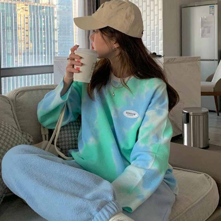 タイダイ柄サーマルロンT[品番：MJNW0001893]｜me Jane（ミージェーン