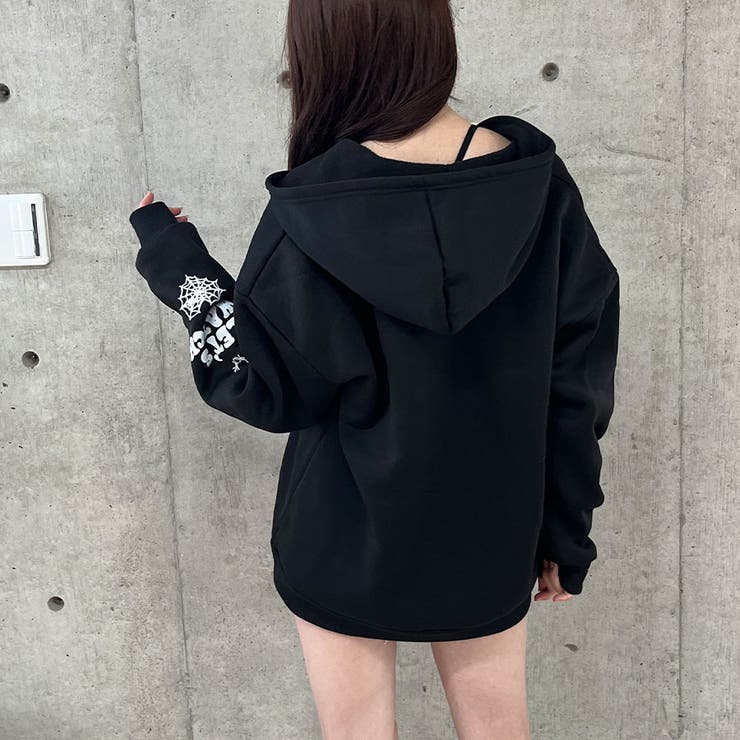 ハートロゴプリント裏起毛パーカー[品番：MJNW0002308]｜me Jane（ミー