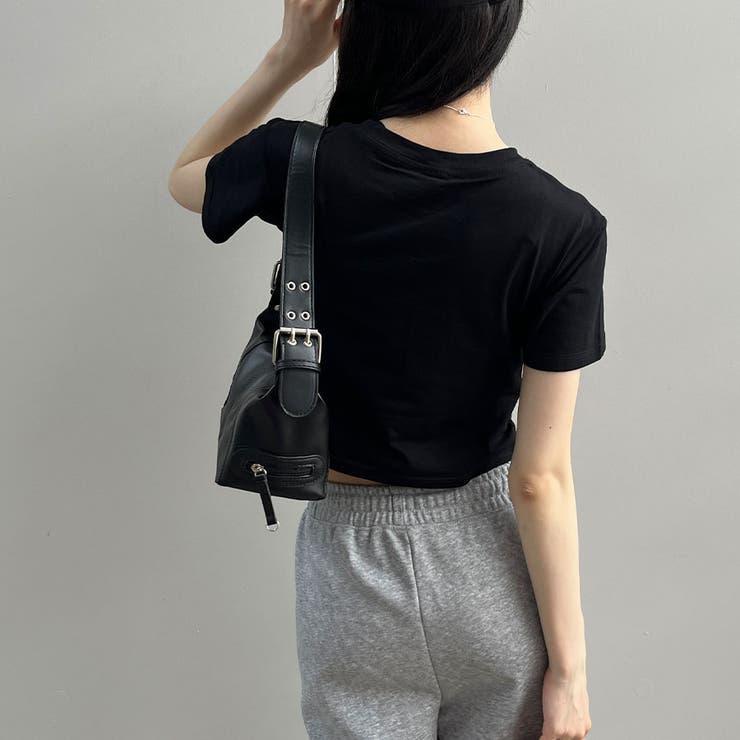 シンプルクロップド丈Tシャツ[品番：MJNW0002651]｜me Jane（ミー