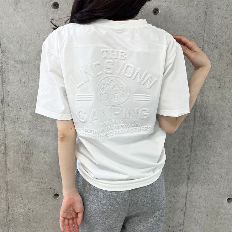 エンボス加工ロゴTシャツ | me Jane | 詳細画像9 