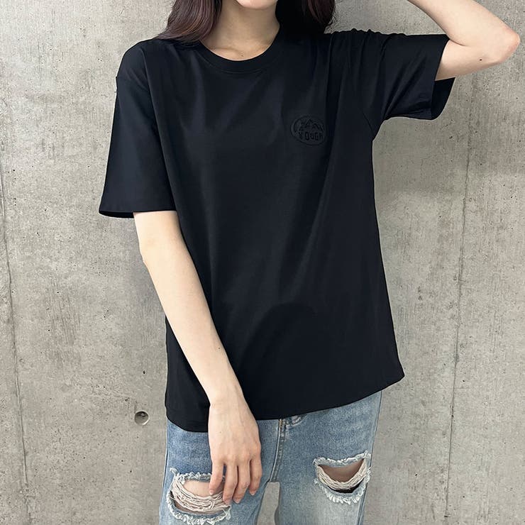 エンボス加工ロゴTシャツ | me Jane | 詳細画像13 
