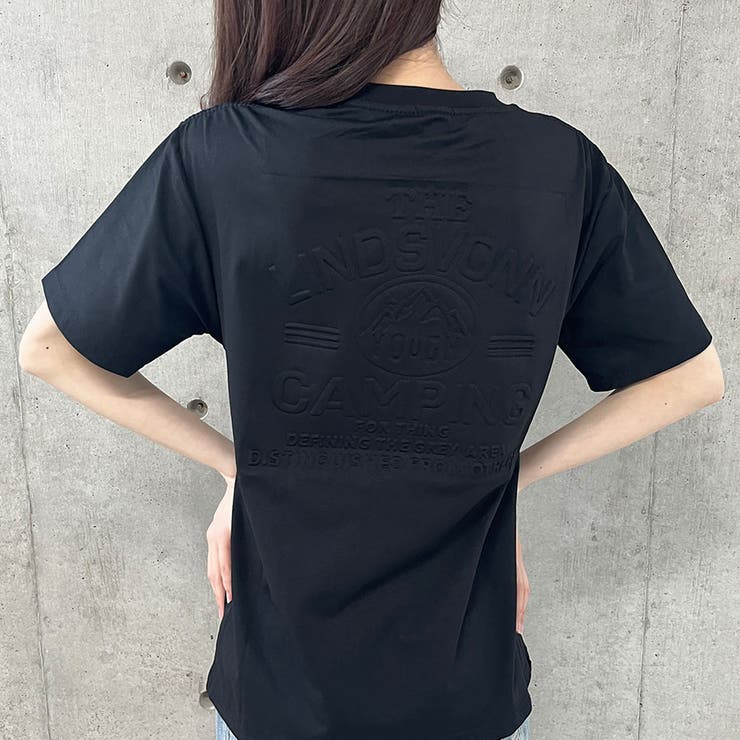 エンボス加工ロゴTシャツ | me Jane | 詳細画像19 