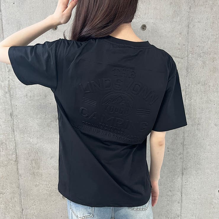 エンボス加工ロゴTシャツ | me Jane | 詳細画像20 