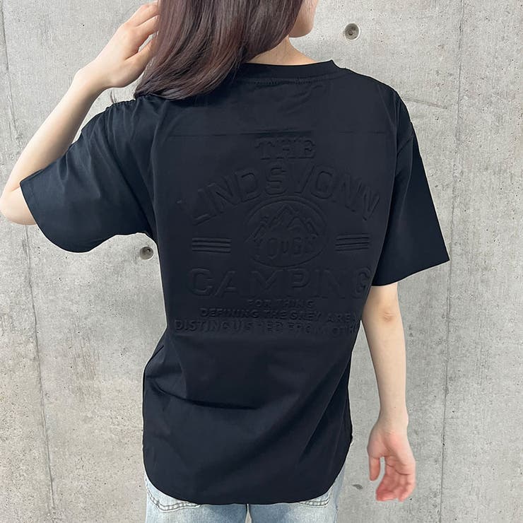 エンボス加工ロゴTシャツ | me Jane | 詳細画像21 