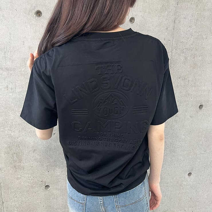 エンボス加工ロゴTシャツ | me Jane | 詳細画像23 
