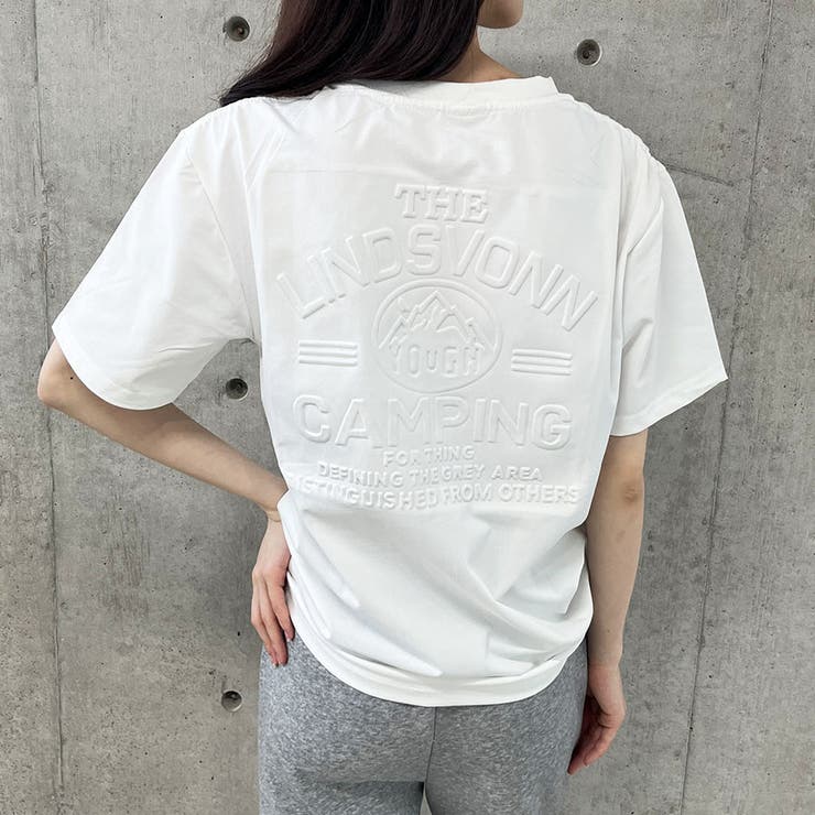 エンボス加工ロゴTシャツ | me Jane | 詳細画像8 