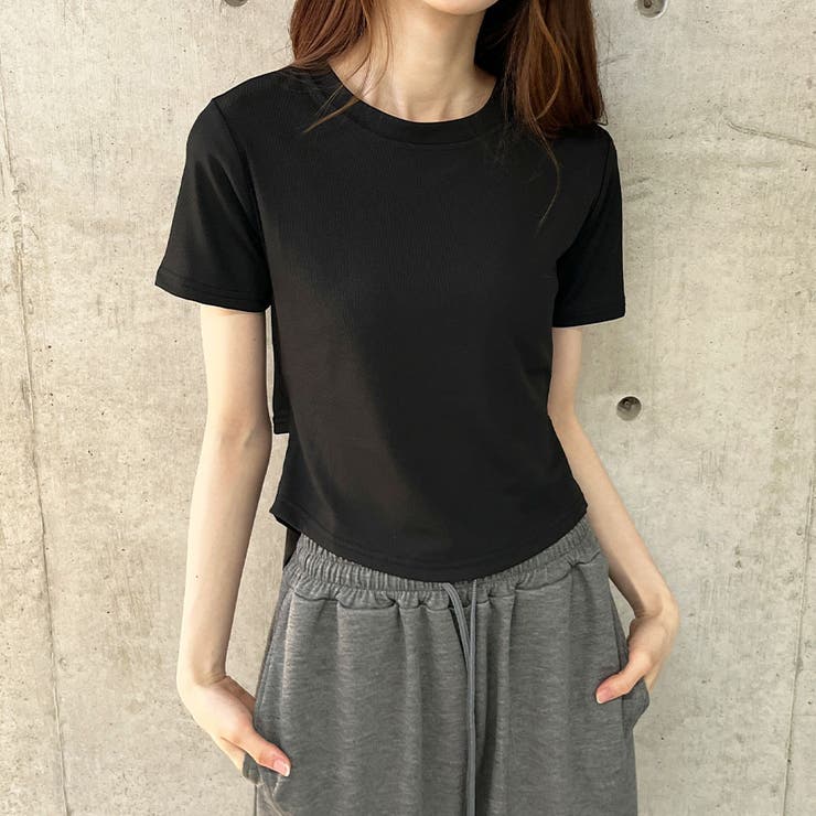 MaCO バックリボントップス バックオープンリボントップス[品番：MJNW0003336]｜me Jane