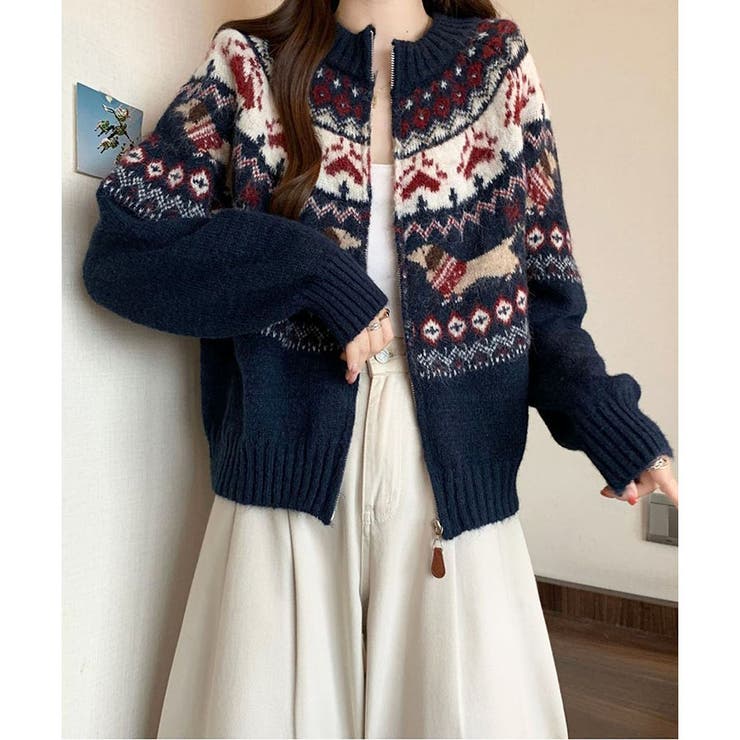 完売meme ノルディックカーディガン yori cygne 完売meme ノルディックカーディガン yori cygne - メルカリ