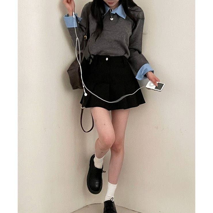 レイヤード風ニットカーデ | me Jane | 詳細画像11 